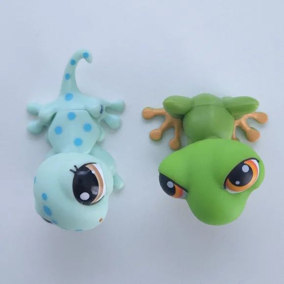 Littlest Pet Shop LPS Frog #264 Gecko #2212 - Picture 13 of 13